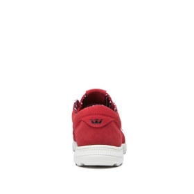 Supra Mens HAMMER RUN Low Top Shoes Cherry/Bone | US-70807